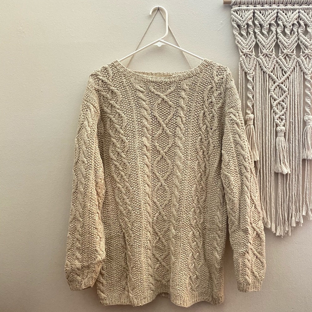 Vintage Nordstrom Studio 121 Linen Blend Sweater
